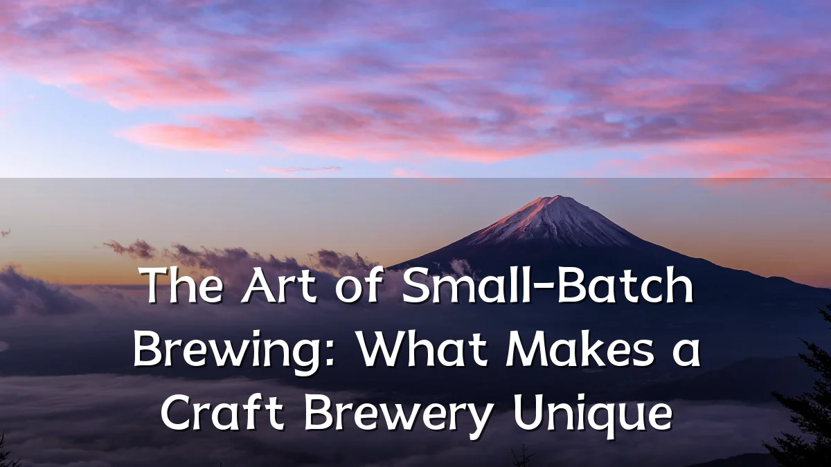 The Art of Small-Batch Brewing: What Makes a Craft Brewery Unique