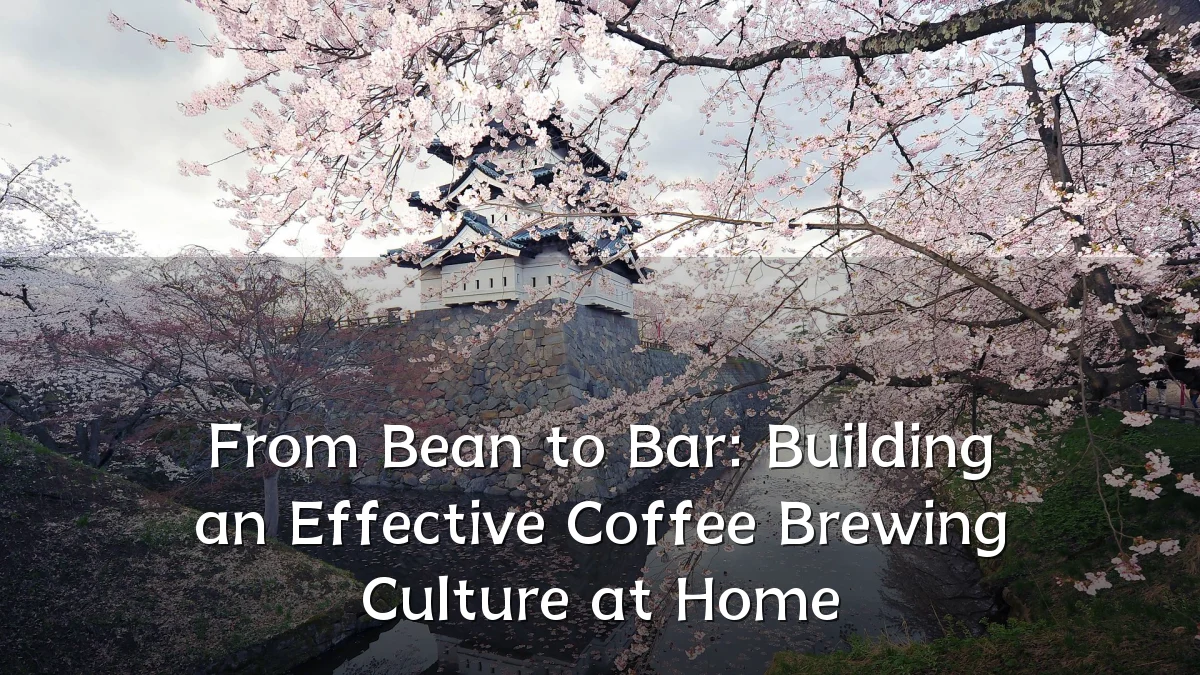 From Bean to Bar: Building an Effective Coffee Brewing Culture at Home