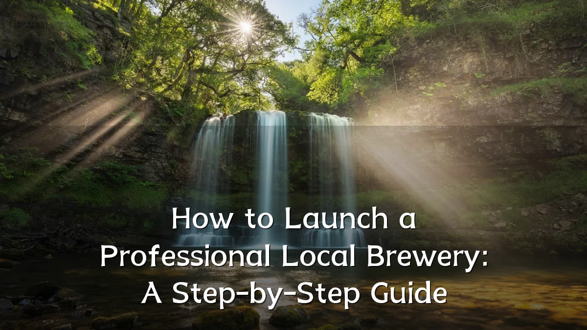 How to Launch a Professional Local Brewery: A Step-by-Step Guide